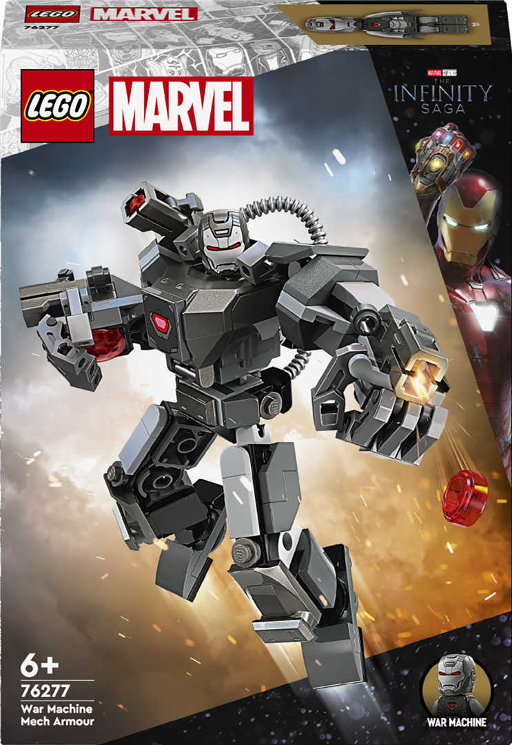 Konstruktorius LEGO Marvel Karo mašinos šarvai-robotas 76277