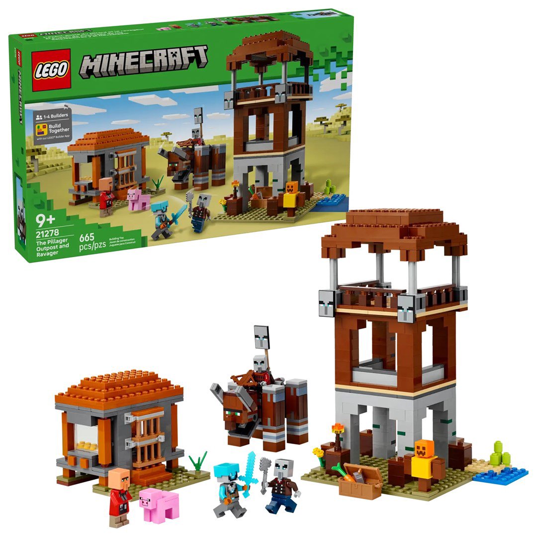LEGO MINECRAFT 21278 Plėšikų ir naikintojų slėptuvė