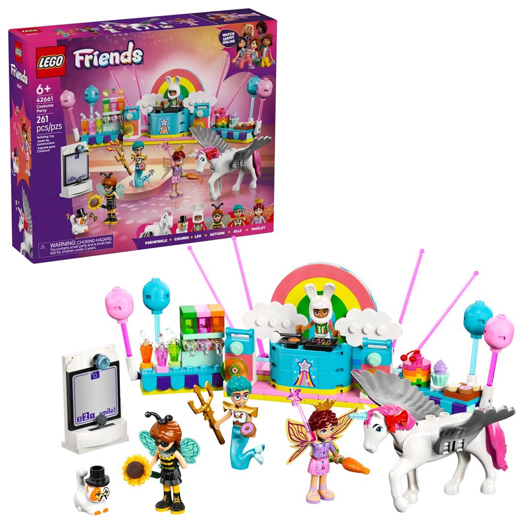 LEGO FRIENDS 42661 Kostiumų vakarėlis su vienaragiu ir fėja