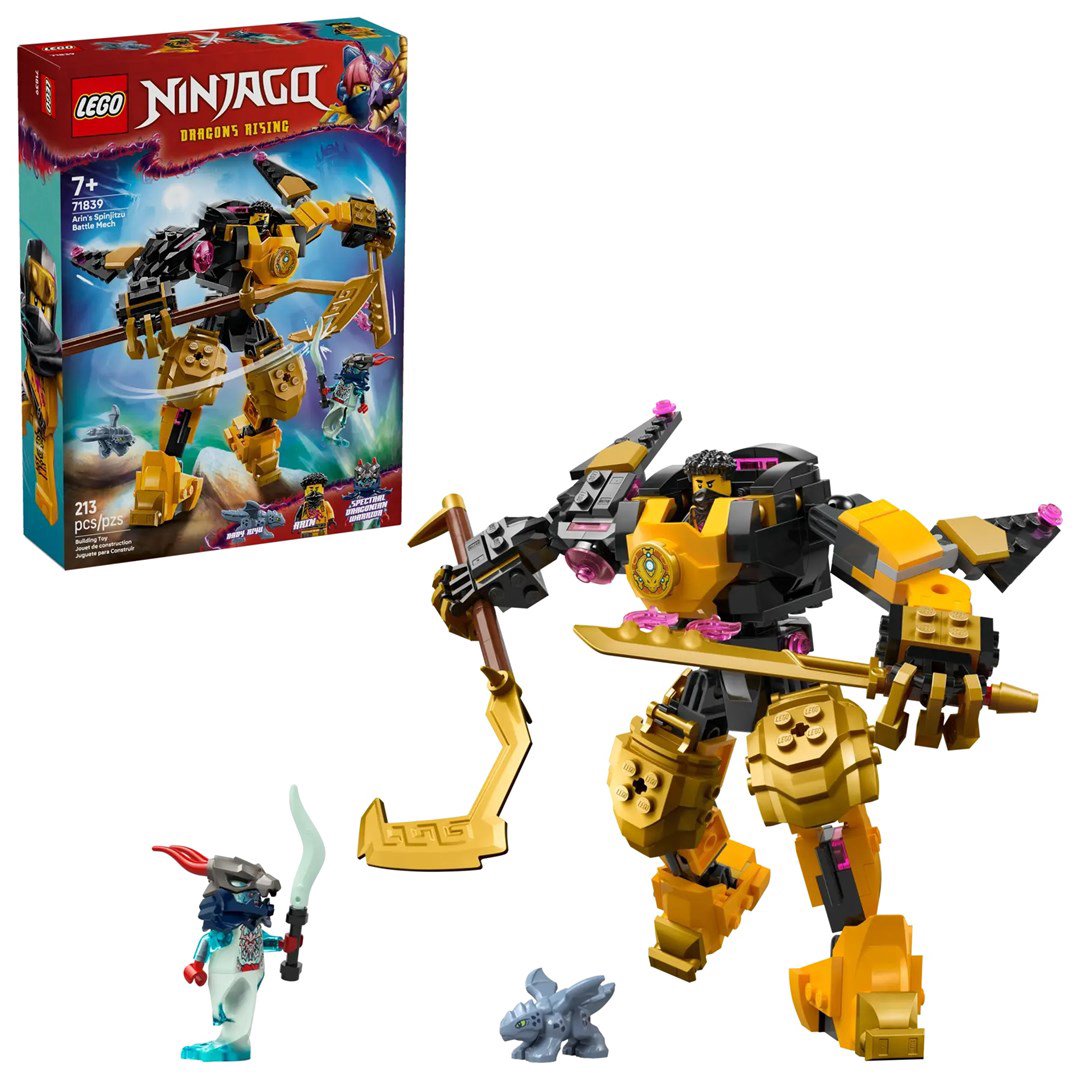 LEGO NINJAGO 71839 Arino Spinjitzu Battle Mech