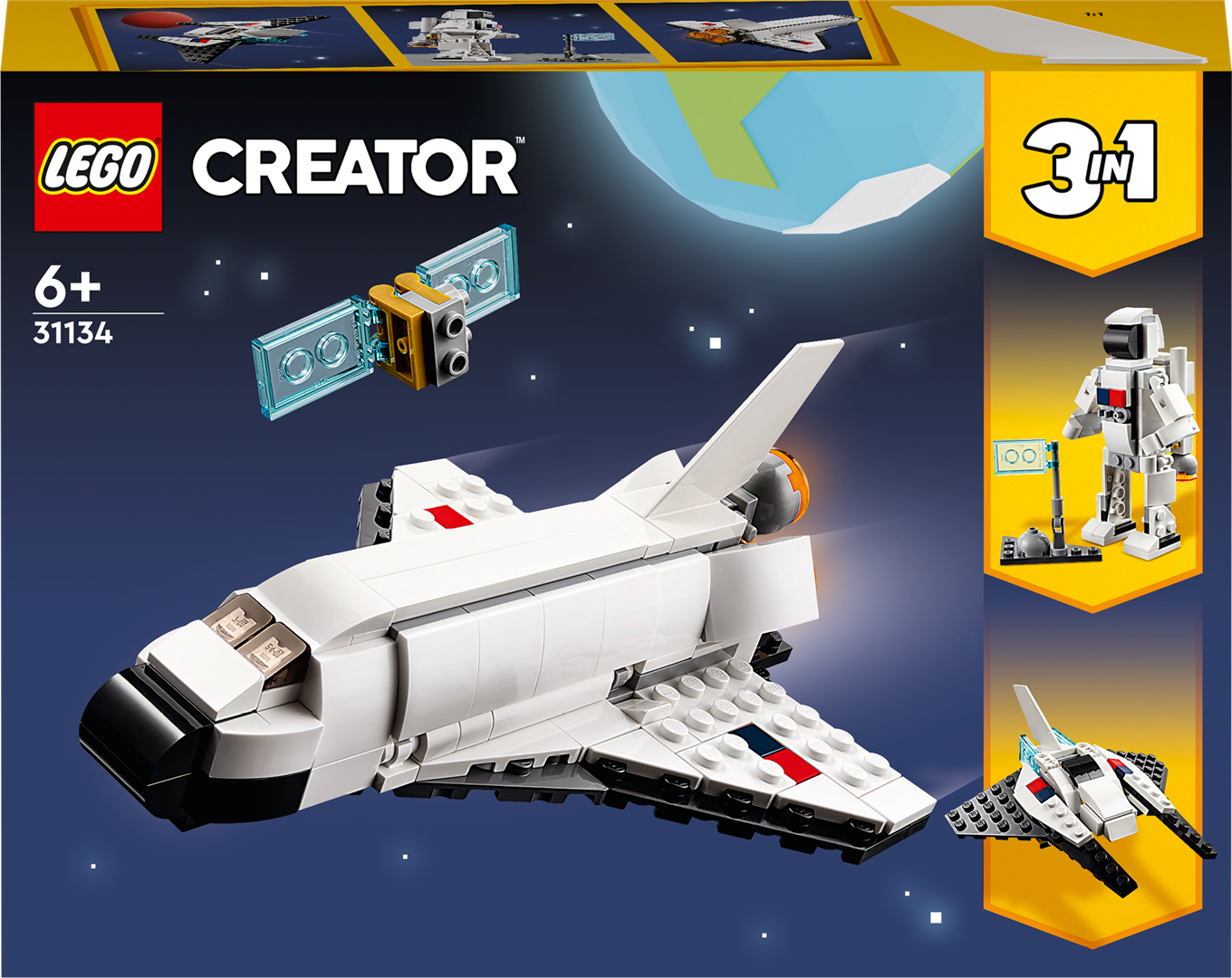 Konstruktorius LEGO Creator Daugkartinis erdvėlaivis 31134