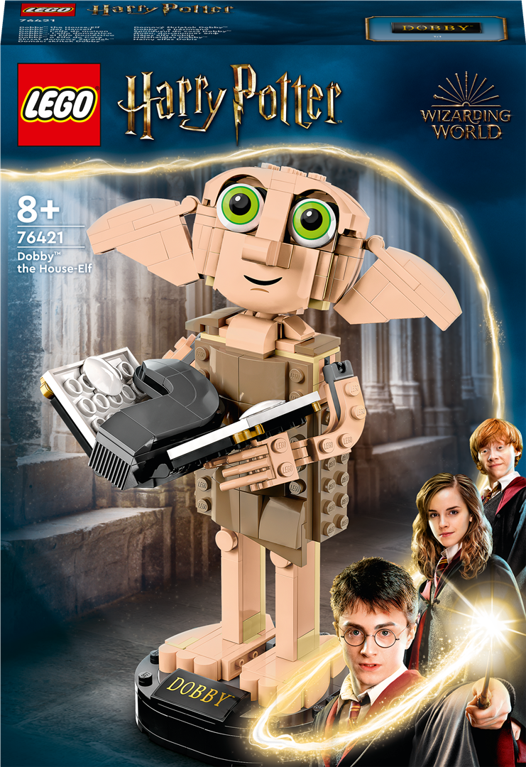 Konstruktorius LEGO Harry Potter Namų elfas Dobis 76421