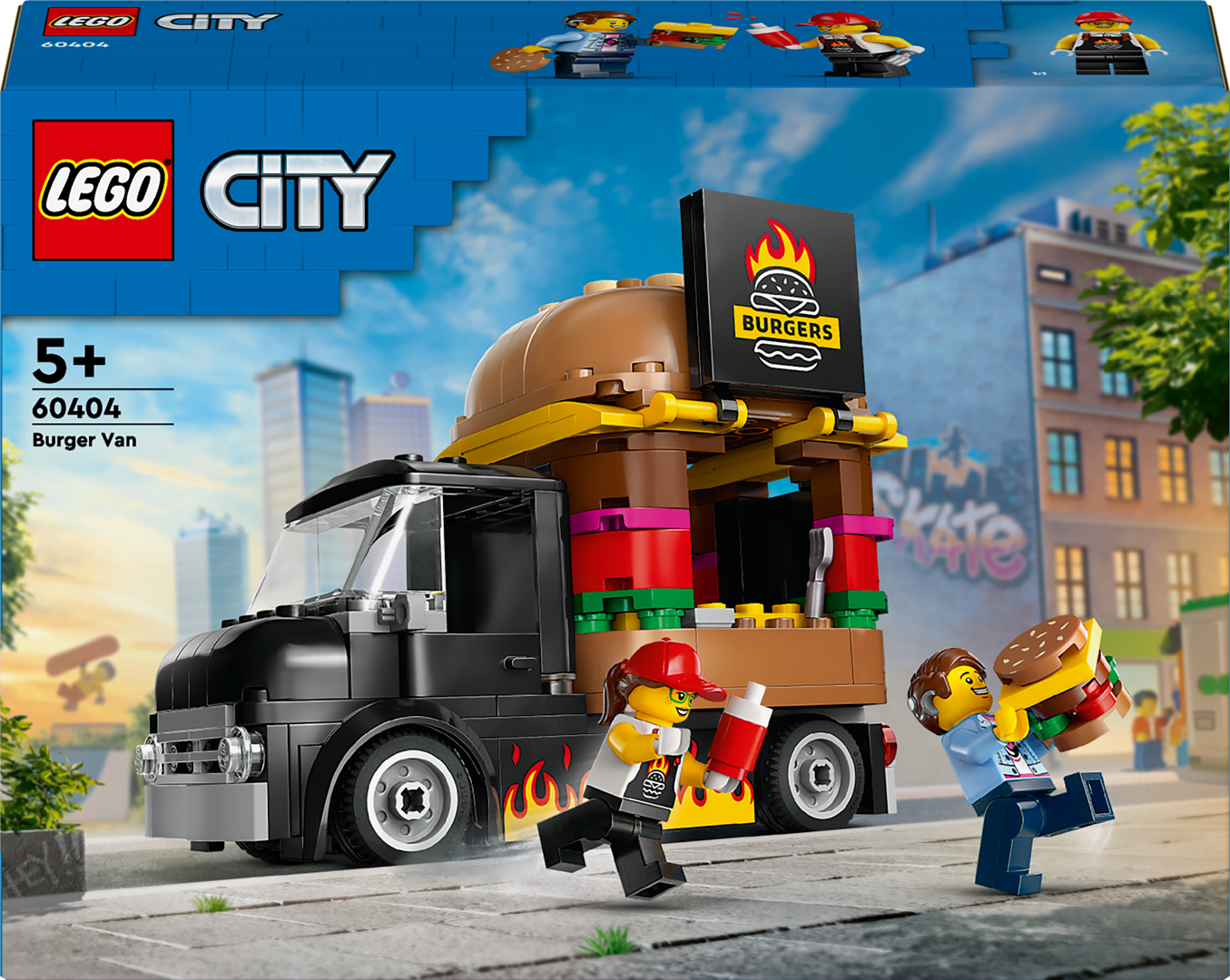 Konstruktorius LEGO City Mėsainių sunkvežimis 60404