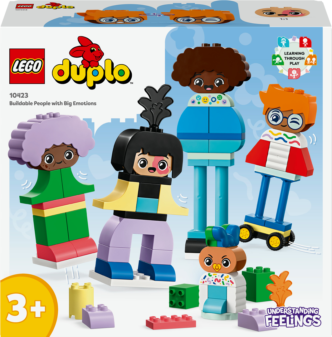 Konstruktorius LEGO DUPLO Town Konstruojami emocijų žmogeliukai 10423