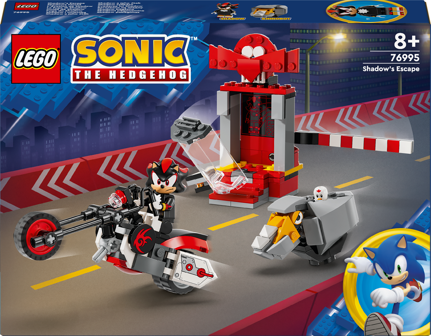 Konstruktorius LEGO Sonic Shadow the Hedgehog pabėgimas 76995