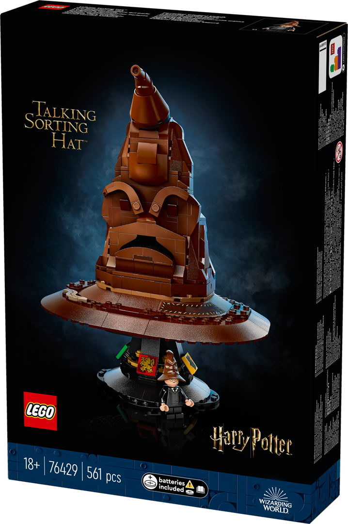 Konstruktorius LEGO Harry Potter Kalbanti Paskirstymo kepurė 76429