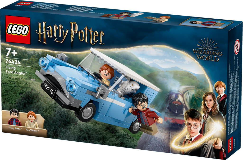 Konstruktorius LEGO Harry Potter Skraidantis automobilis „Ford Anglia“ 76424
