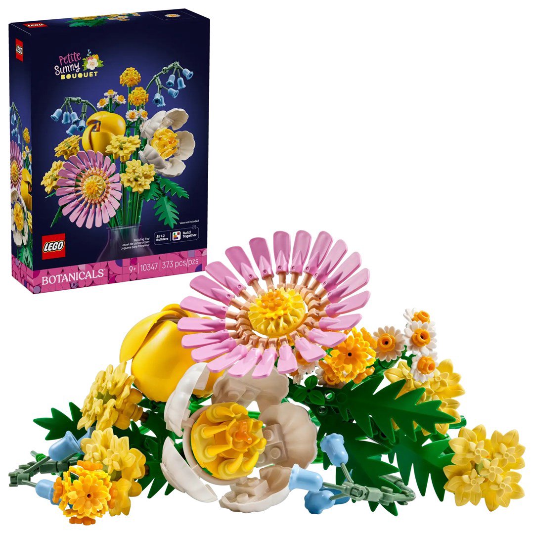 LEGO ICONS 10347 The Botanical Collection - Maža saulėta puokštė
