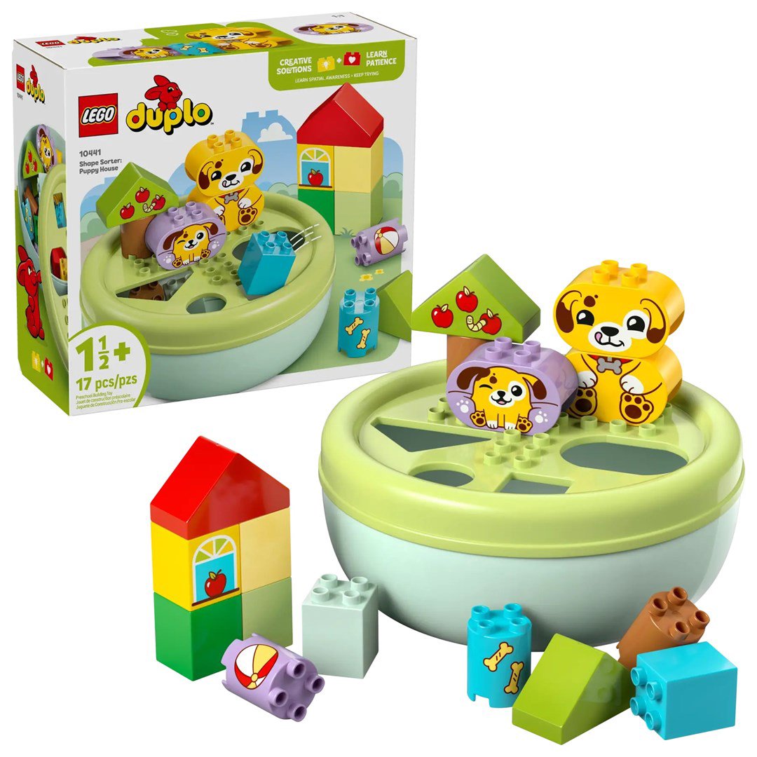 LEGO DUPLO 10441 Formos rūšiuotuvas: šuniukų namai