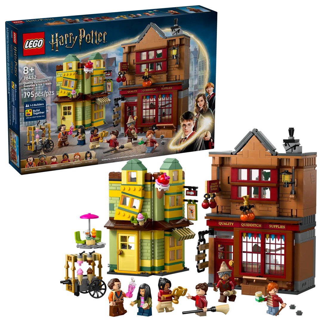 LEGO HARRY POTTER 76452 Firminė kvidičo įranga ir ledų salonas