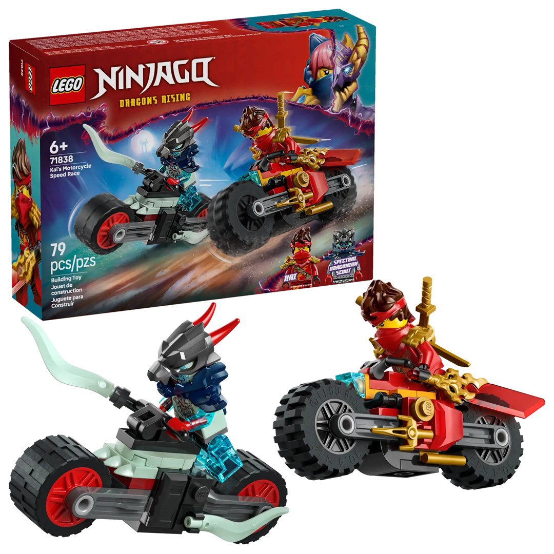 LEGO NINJAGO 71838 Kai Motociklų greičio lenktynės
