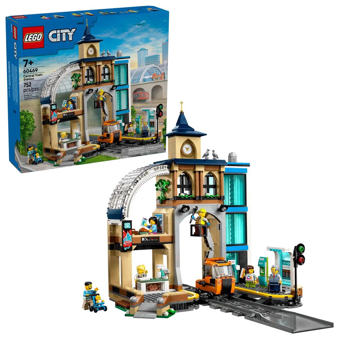 LEGO CITY 60469 Centrinė traukinių stotis