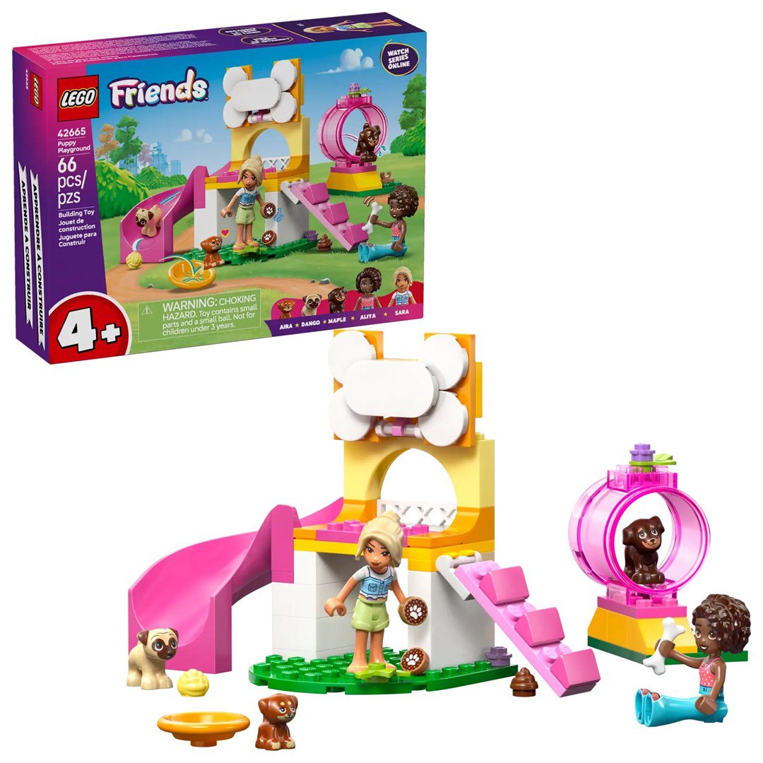 LEGO FRIENDS 42665 Šuniukų žaidimų aikštelė