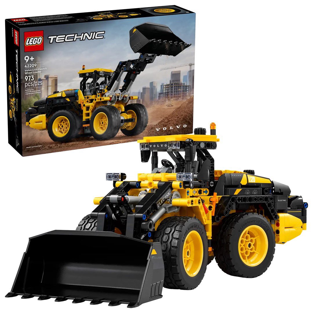 LEGO TECHNIC 42209 Volvo L120 elektrinis ratinis krautuvas