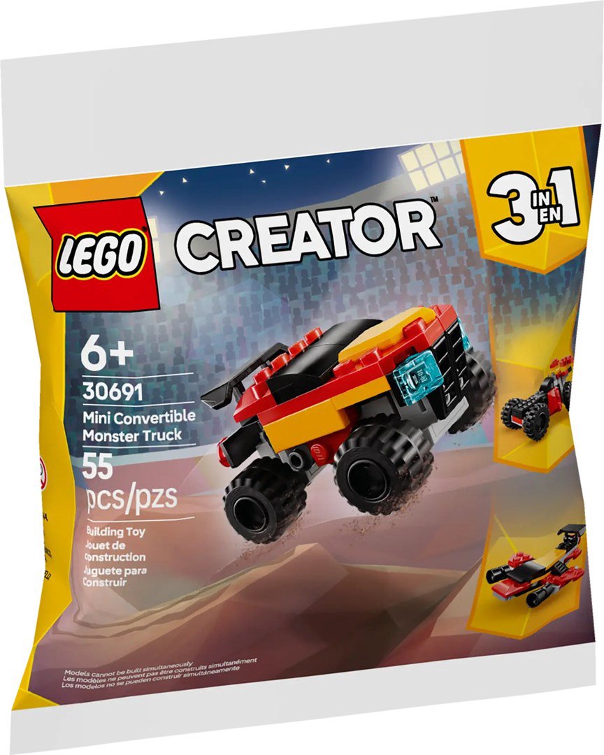 LEGO CREATOR 3 IŠ 1 30691 Mažo sunkvežimio monstro atstatymas