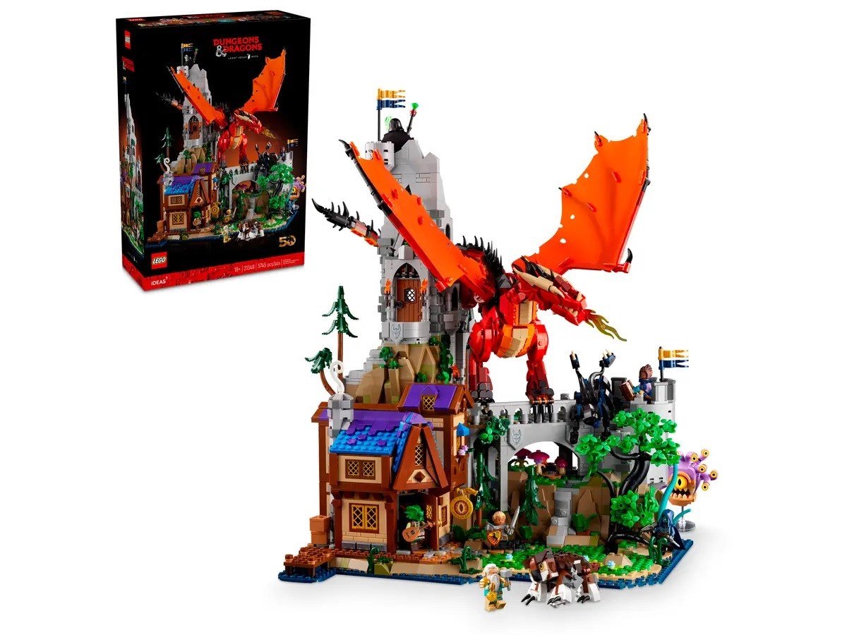 LEGO IDEAS 21348 Dungeons & Dragons: Raudonojo drakono pasaka
