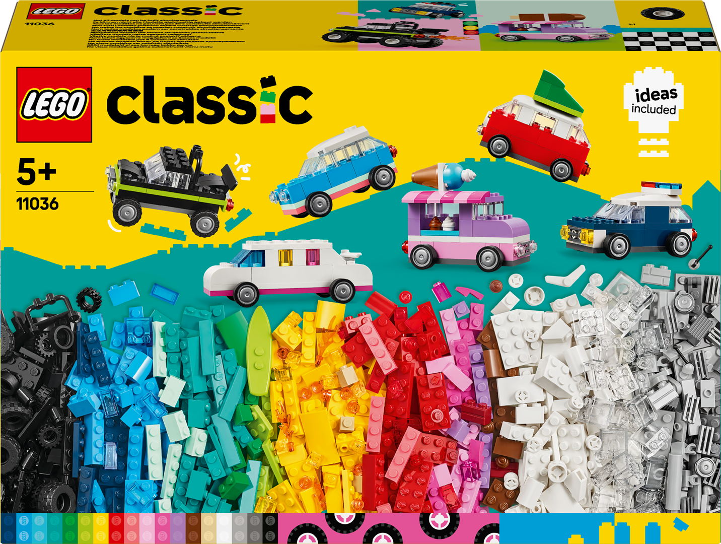 Konstruktorius LEGO Classic Kūrybinės transporto priemonės 11036