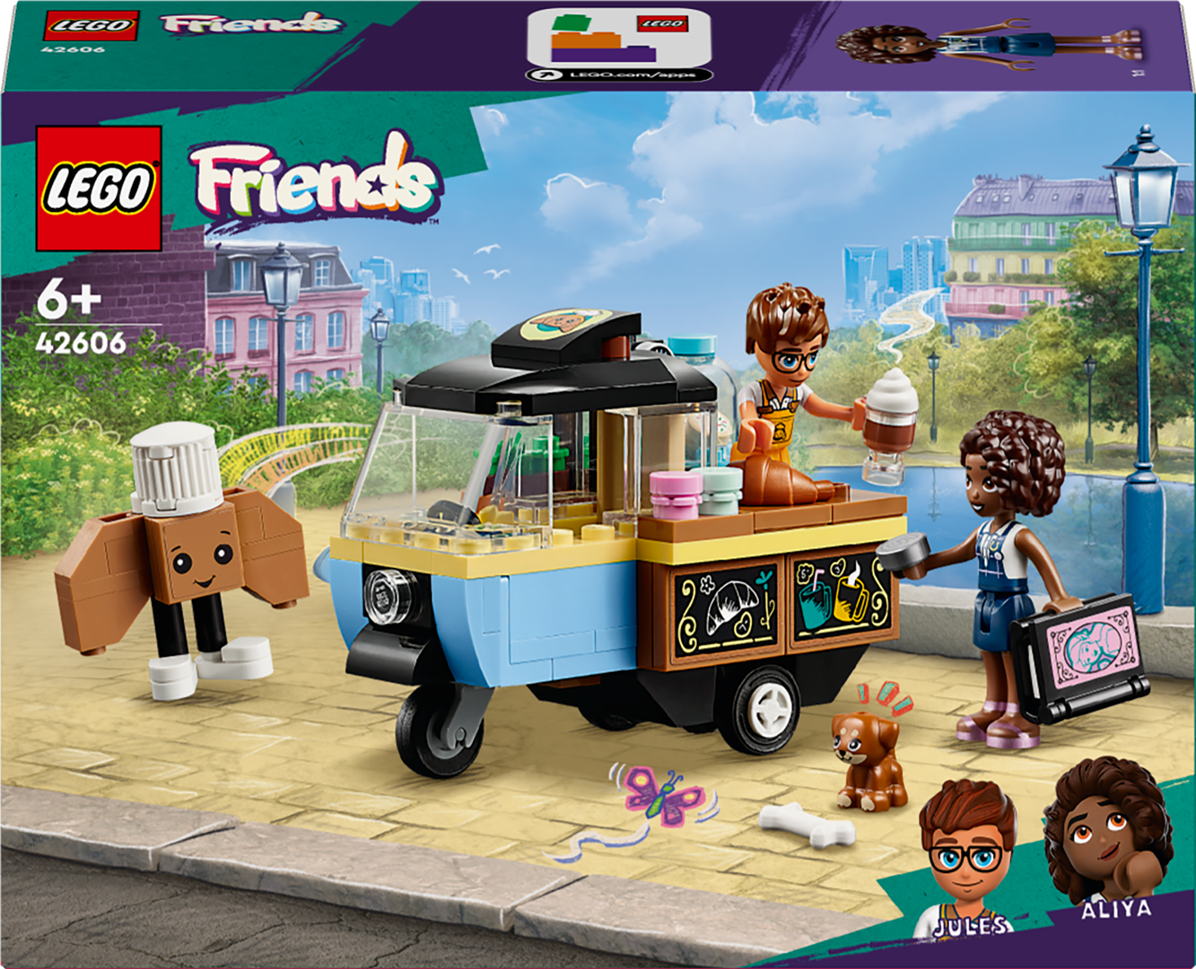 Konstruktorius LEGO Friends Mobili kepyklėlė-vežimėlis 42606