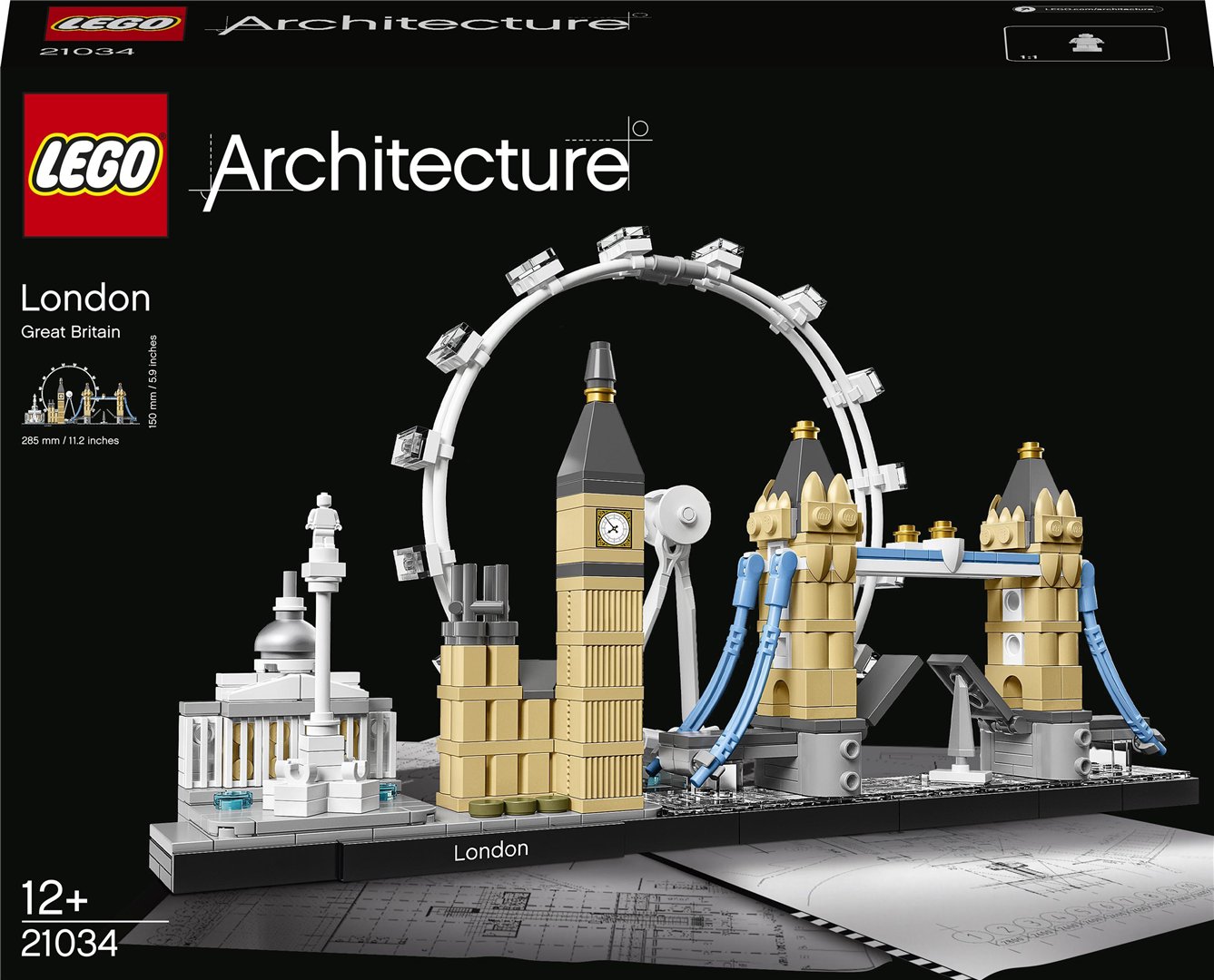 Konstruktorius LEGO Architecture Londonas 21034
