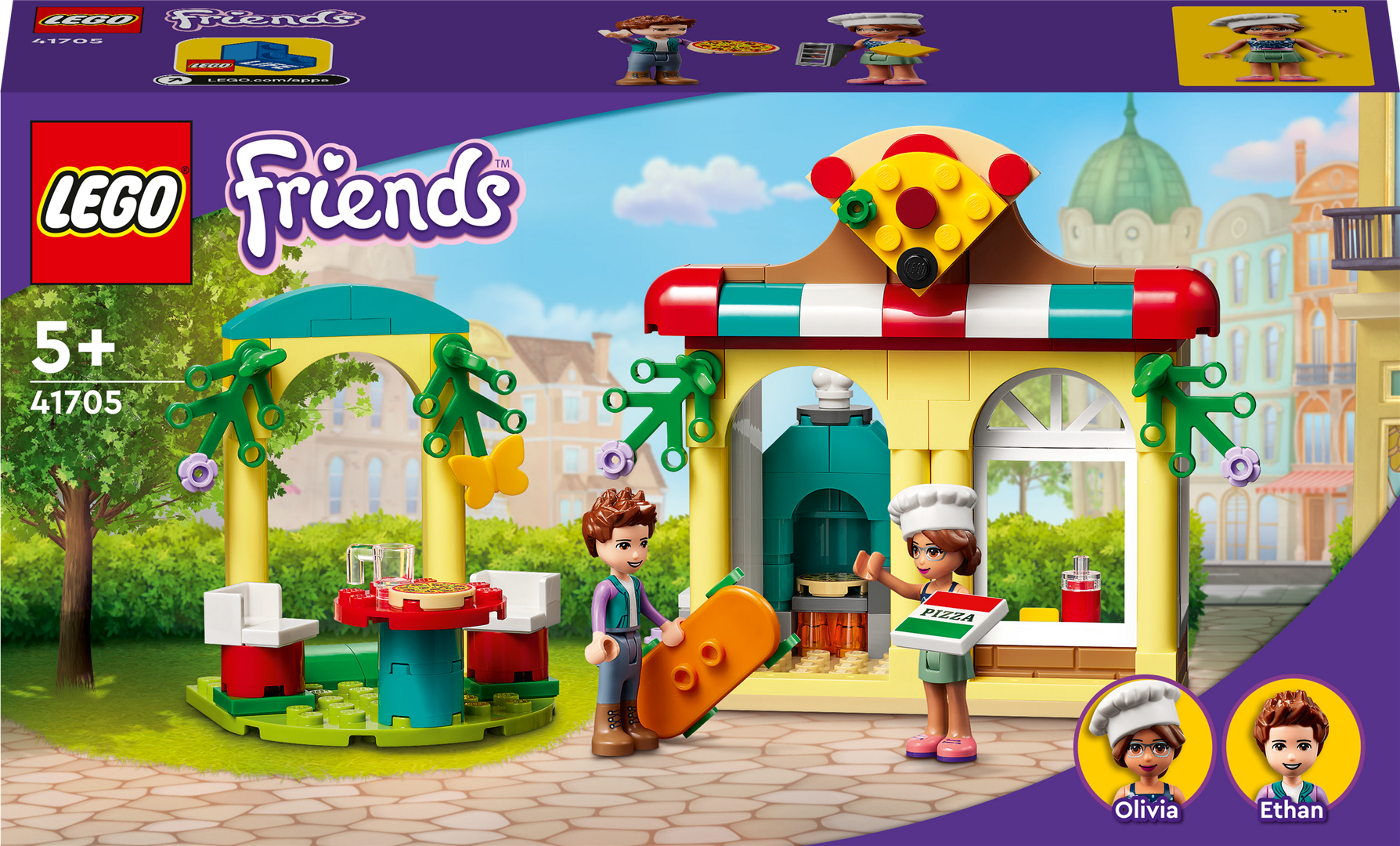 Konstruktorius LEGO Friends Hartleiko miesto picerija 41705