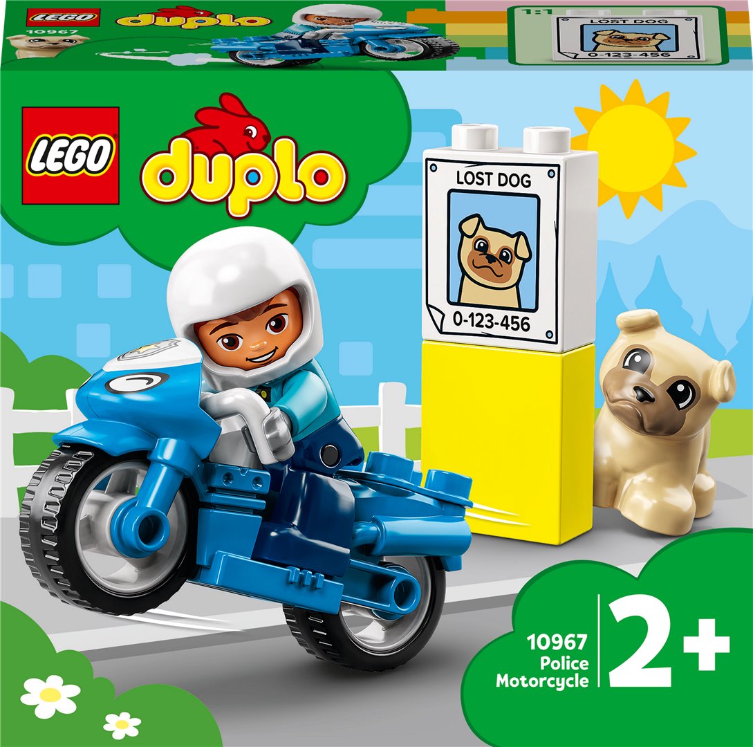 Konstruktorius LEGO DUPLO Pagalba Policijos motociklas 10967