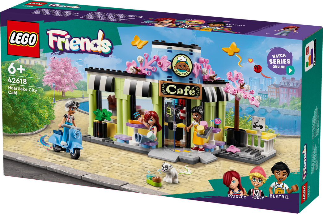 Konstruktorius LEGO Friends Hartleiko miesto kavinė 42618