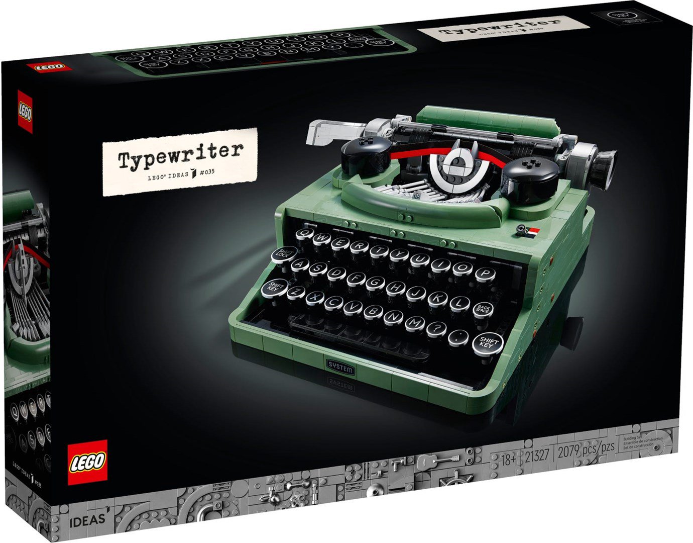 LEGO IDĖJOS 21327 RAŠOMOJI MAŠINĖLĖ