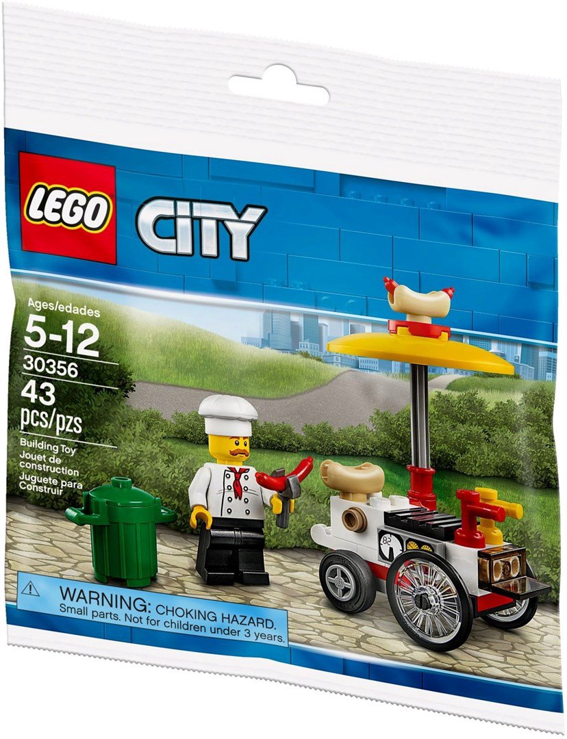 LEGO CITY 30356 Karštųjų dešrelių kioskas