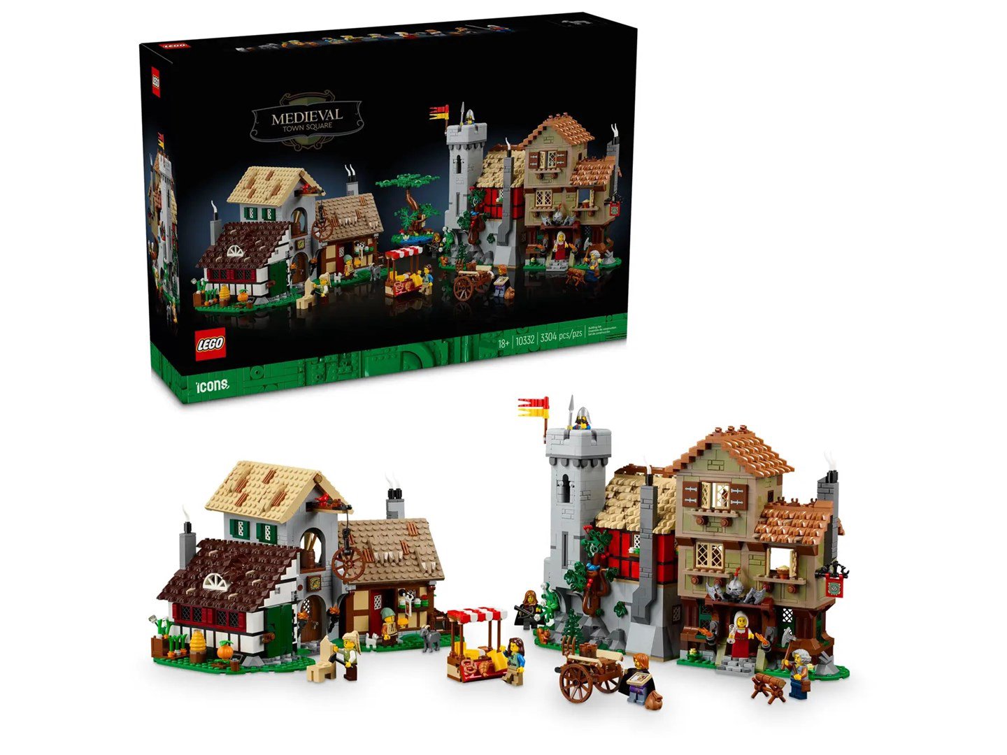 LEGO ICONS 10332 Viduramžių miesto aikštė