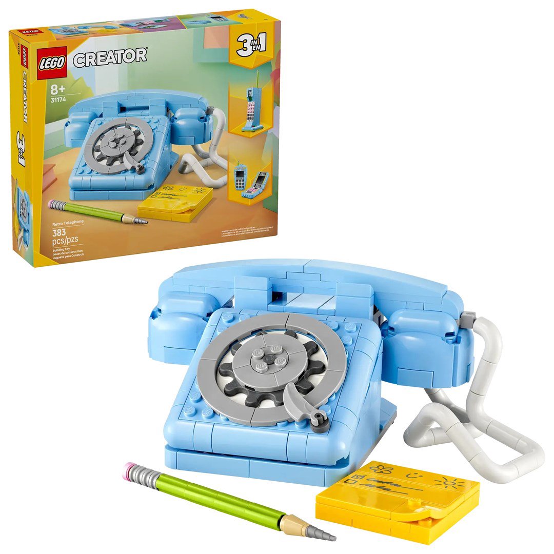 LEGO CREATOR 3 IŠ 1 31174 Retro telefonas