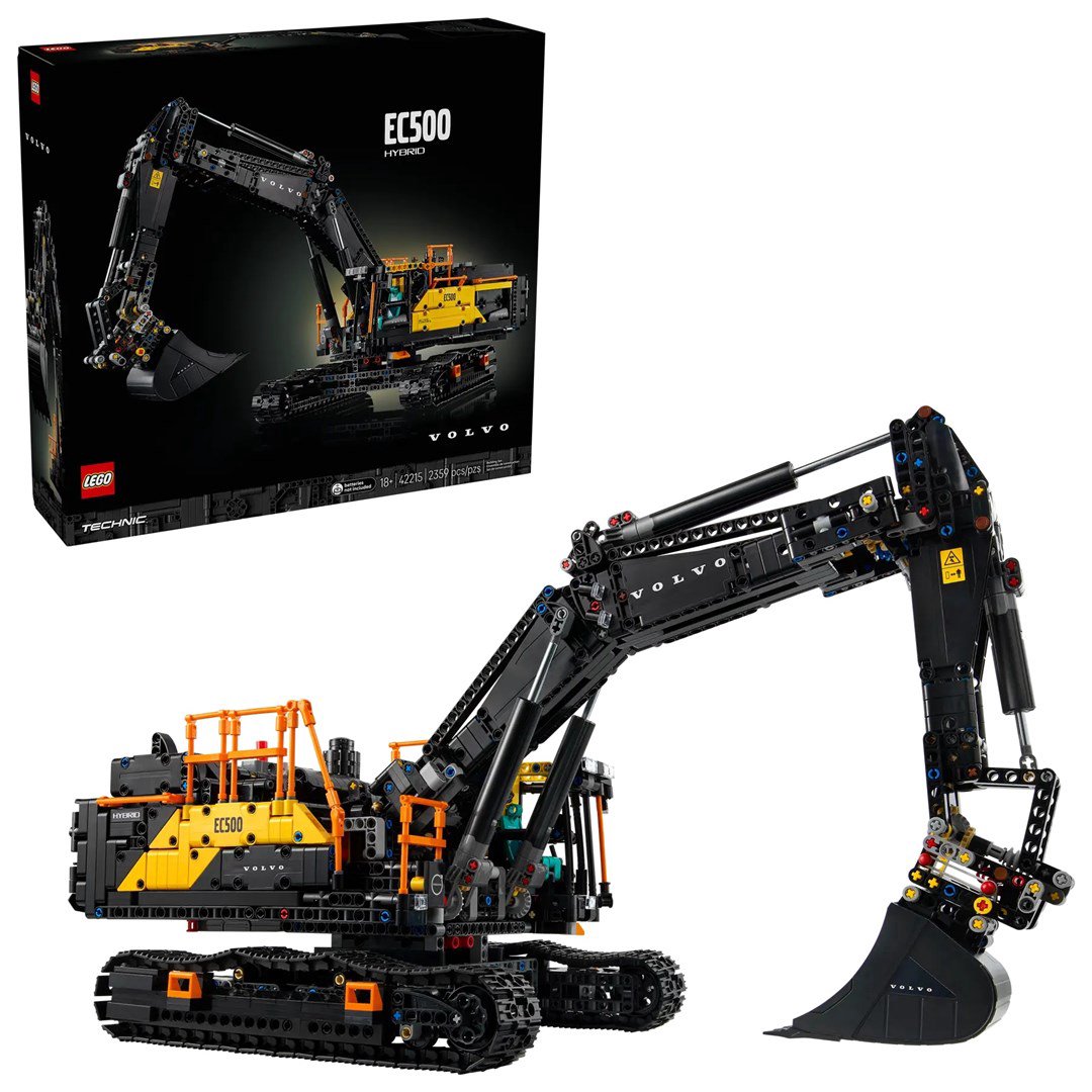 LEGO TECHNIC 42215 Volvo EC500 Hybrid ekskavatorius