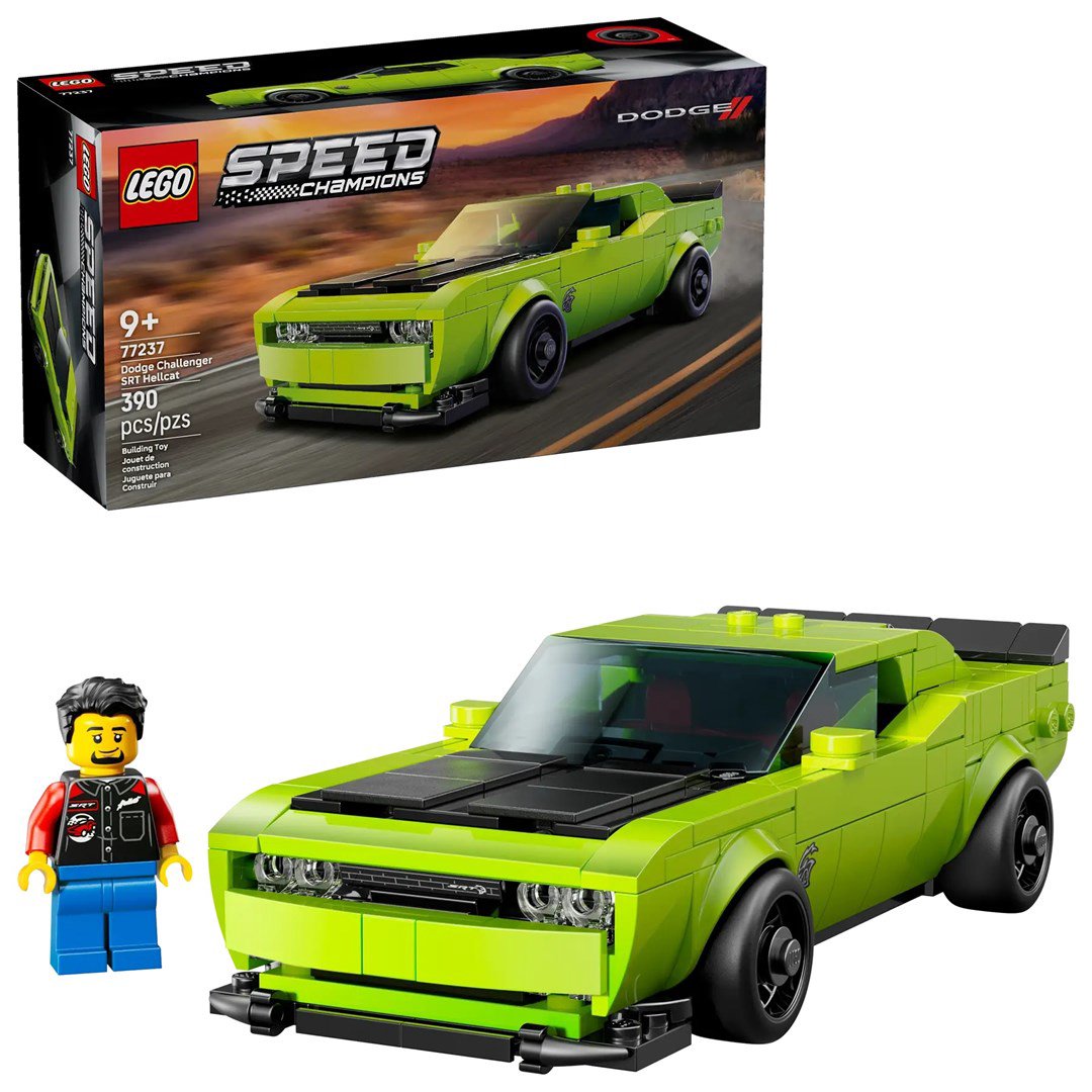 LEGO SPEED CHAMPIONS 77237 Dodge Challenger SRT Hellcat sportinis automobilis