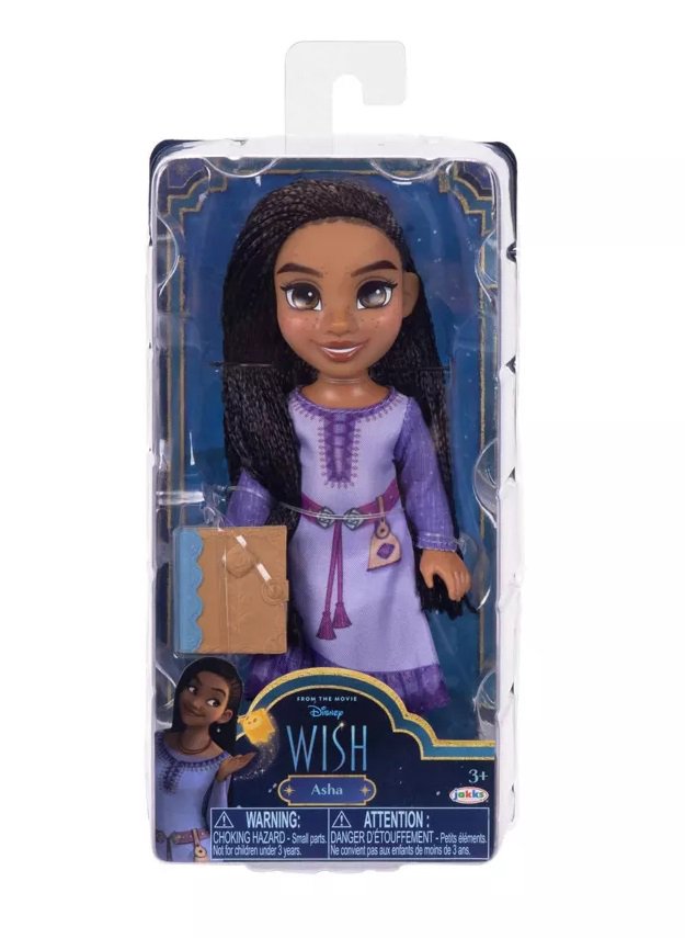 DISNEY PRINCESS WISH Lėlė ASHA, 16 cm