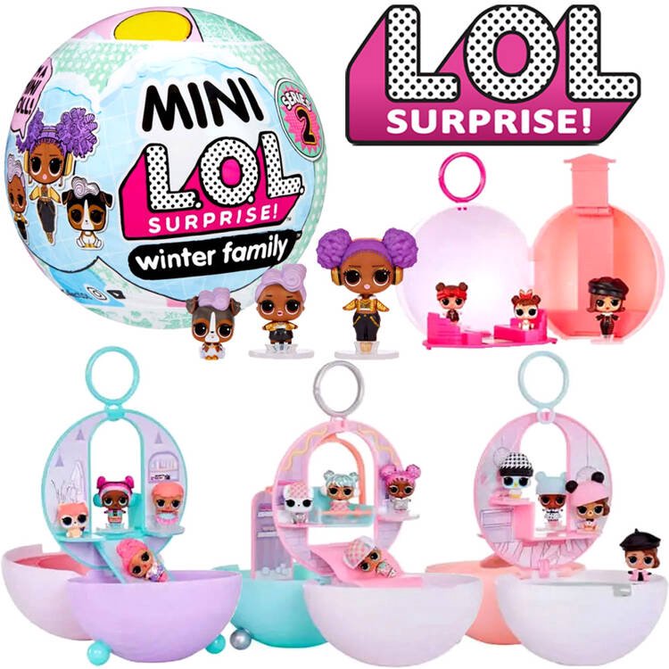 Mini l.o.l. surprise lėlės