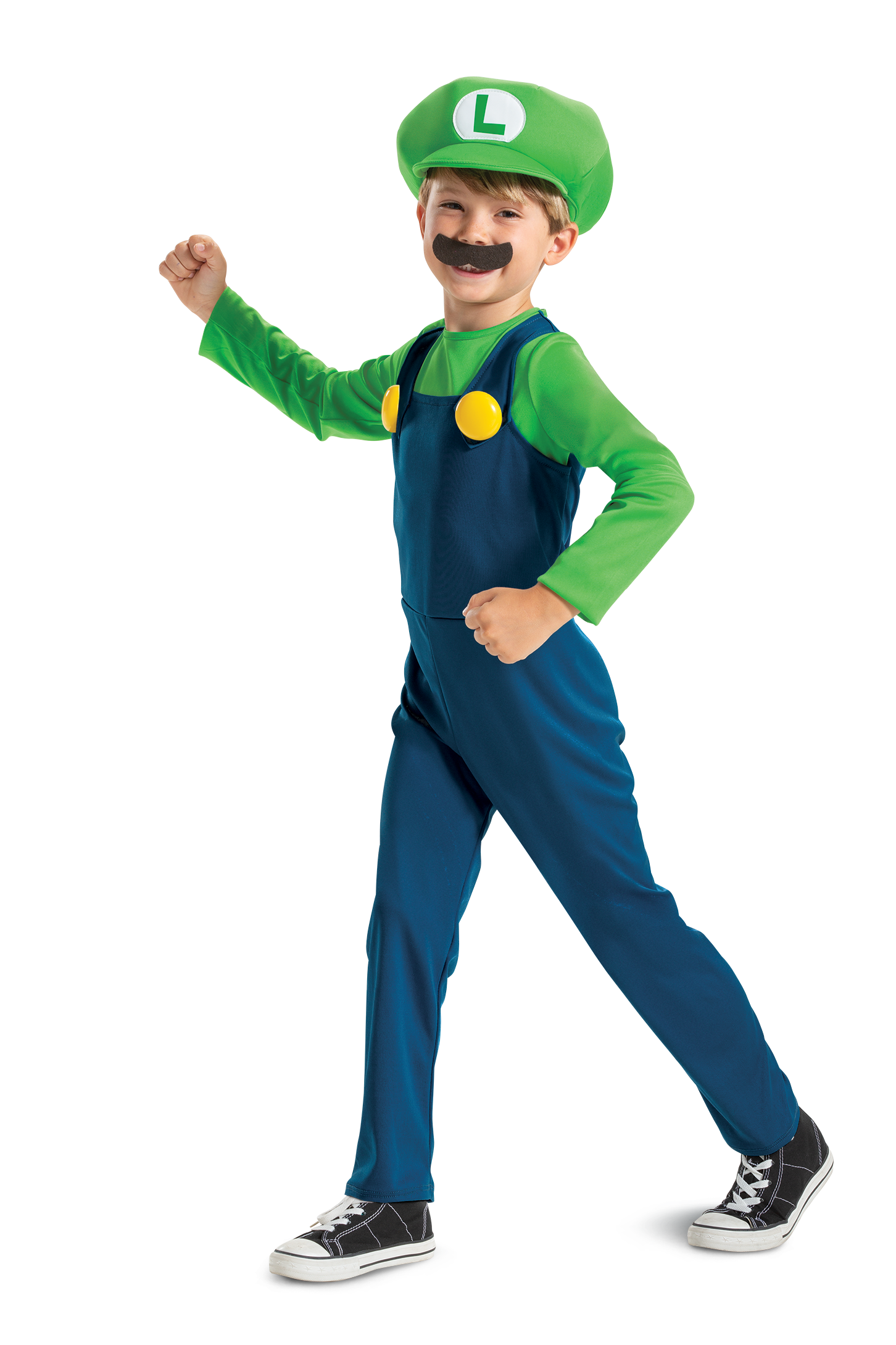 SUPER MARIO Kostiumas Luigi, 7-8 m.