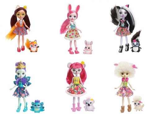 Mattel Enchantimals. Doll + Animal (DVH87)