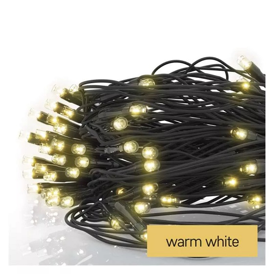 LED girlianda/tinklas, 30Vdc, 2x1.5m, 160 X LED, šiltai balta, sujungiama, be maitinimo šaltinio, EMOS