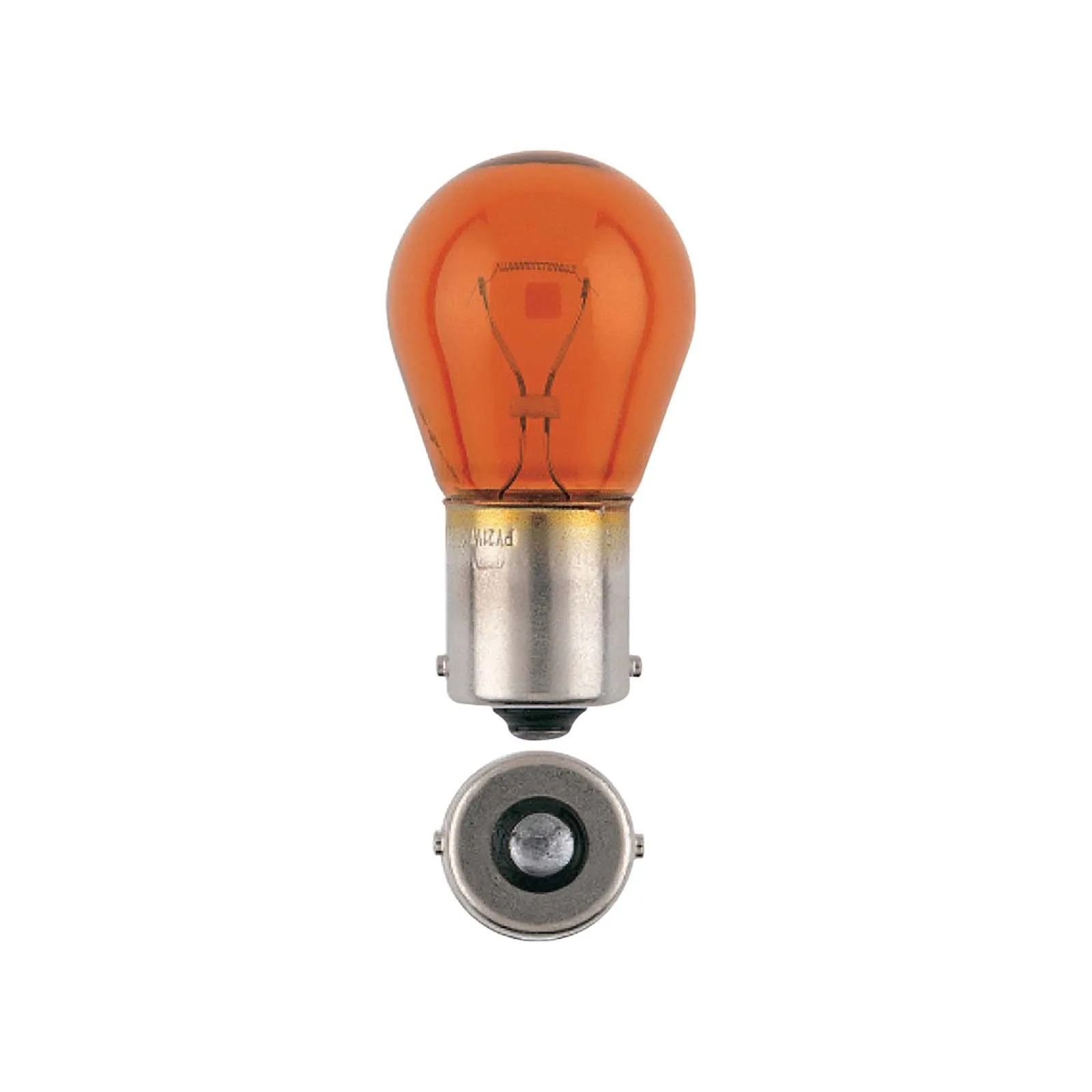 Lemputė 12V 21W BA15s geltona