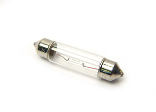 Lemputė 12V 10W SV8.5 Ø11x41mm