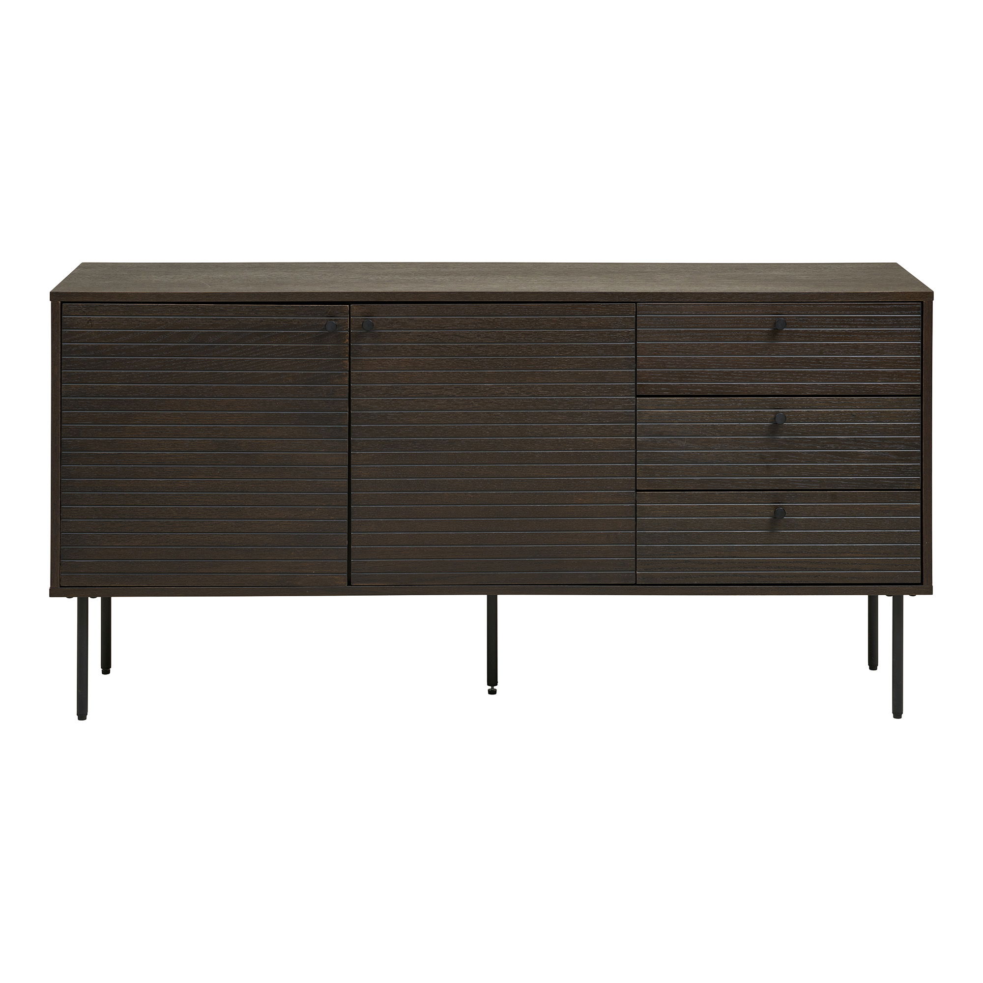 Indauja | Komoda | 150 x 74 x 40 cm | Tamsiai ruda