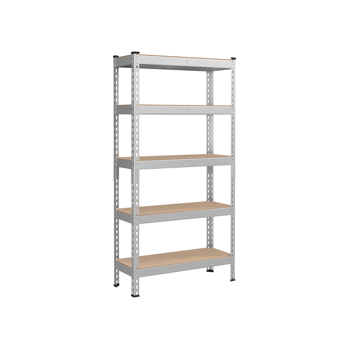 Itin patvari Sandėliavimo lentyna | Apkrova iki 875 kg | 30 x 75 x 150 cm | Pilka