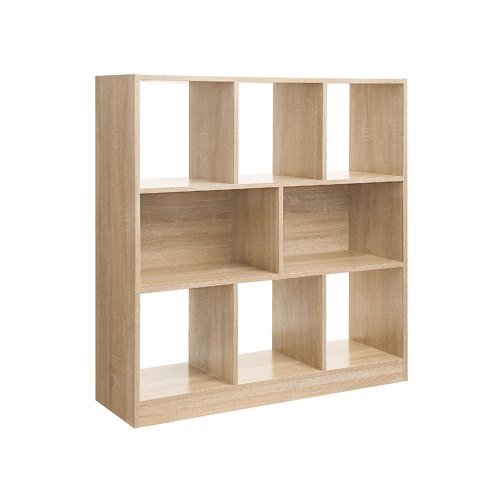 "Rustic" stiliaus pastatoma atvira lentyna | 8 skyriai | 30 x 97,5 x 100 cm