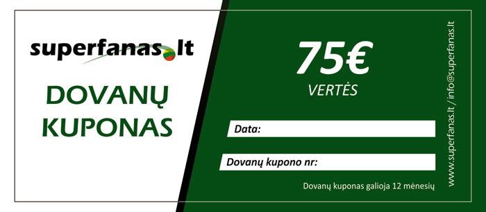 75 EUR Dovanų Kuponas