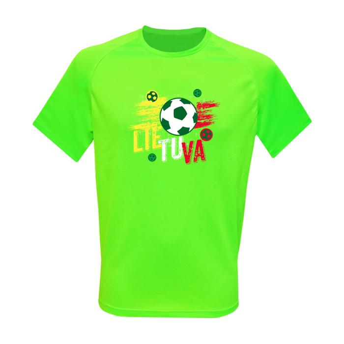 Vaikiški Sportiniai Marškinėliai Lietuva Futbolas