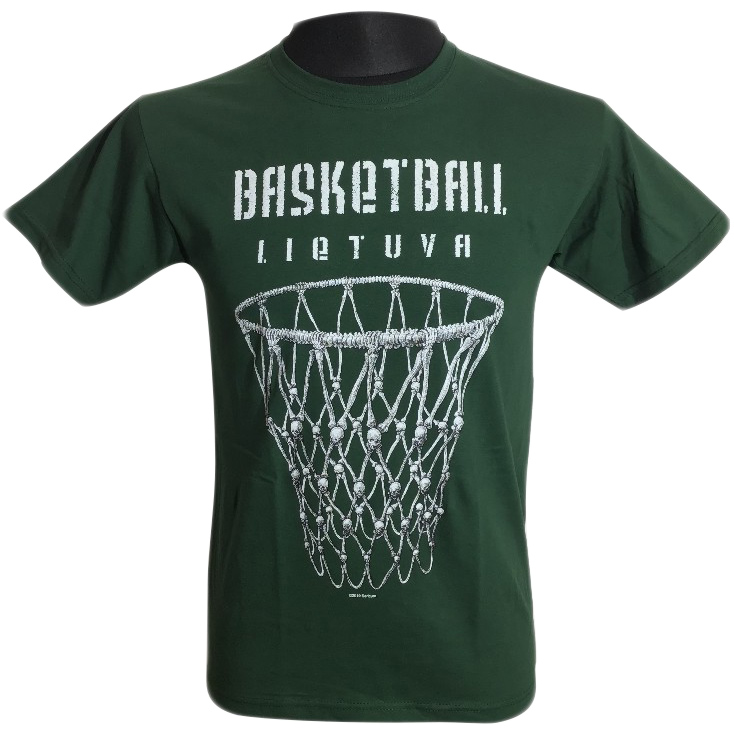 Basketball Lietuva Skulls Marškinėliai