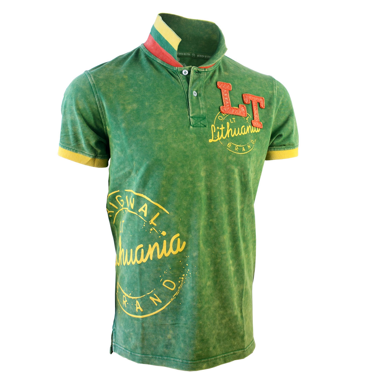 Lithuania Style Polo Marškinėliai