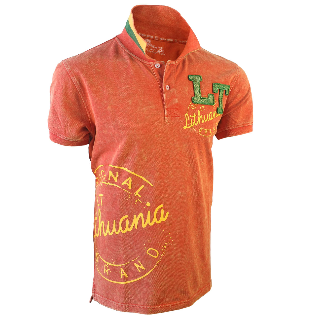 Lithuania Style Polo Marškinėliai