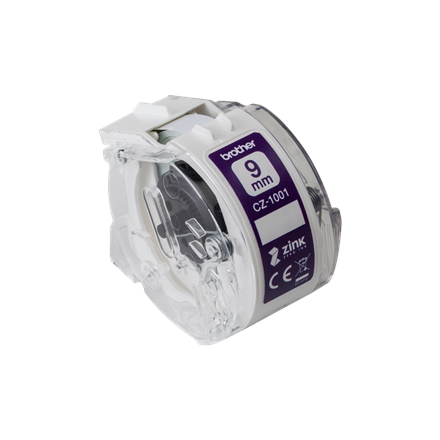 Brother | CZ-1001 | White | Full colour continuous label roll | 5 m | 0.9 cm|CZ1001