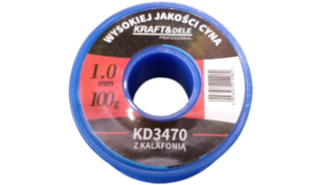 Lydmetalis su kanifolija 1 mm 100 g KD3470