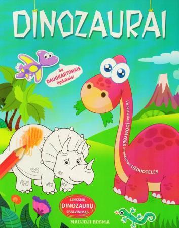 Dinozaurai. Spalv. kn.